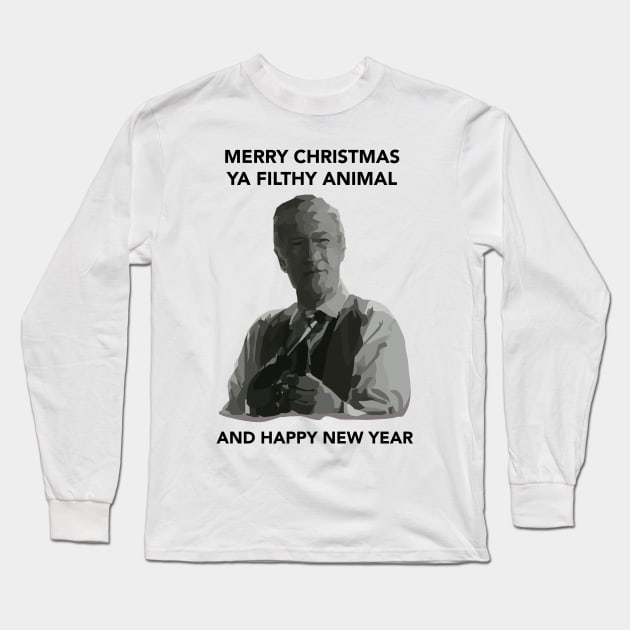 Merry  Christmas Long Sleeve T-Shirt by BerrylaBerrosa92